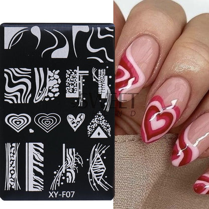 Stainless Steel Nail Art Stencil SpreePicky