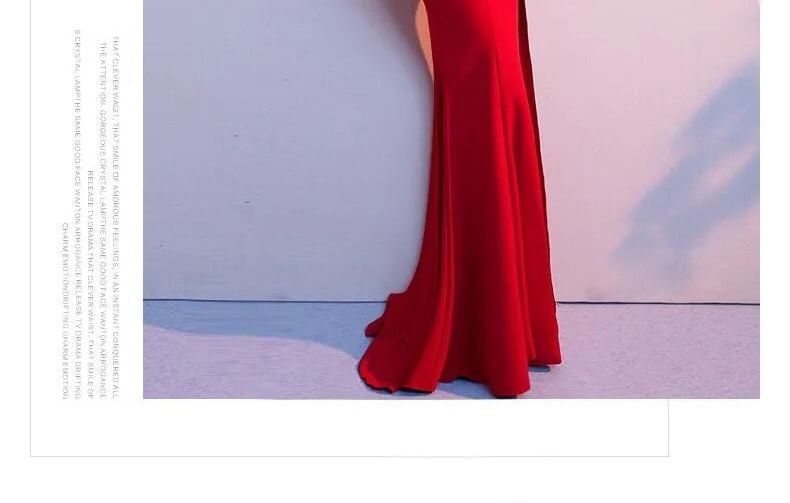 Single Shoulder Plain Sheath Evening Gown SpreePicky