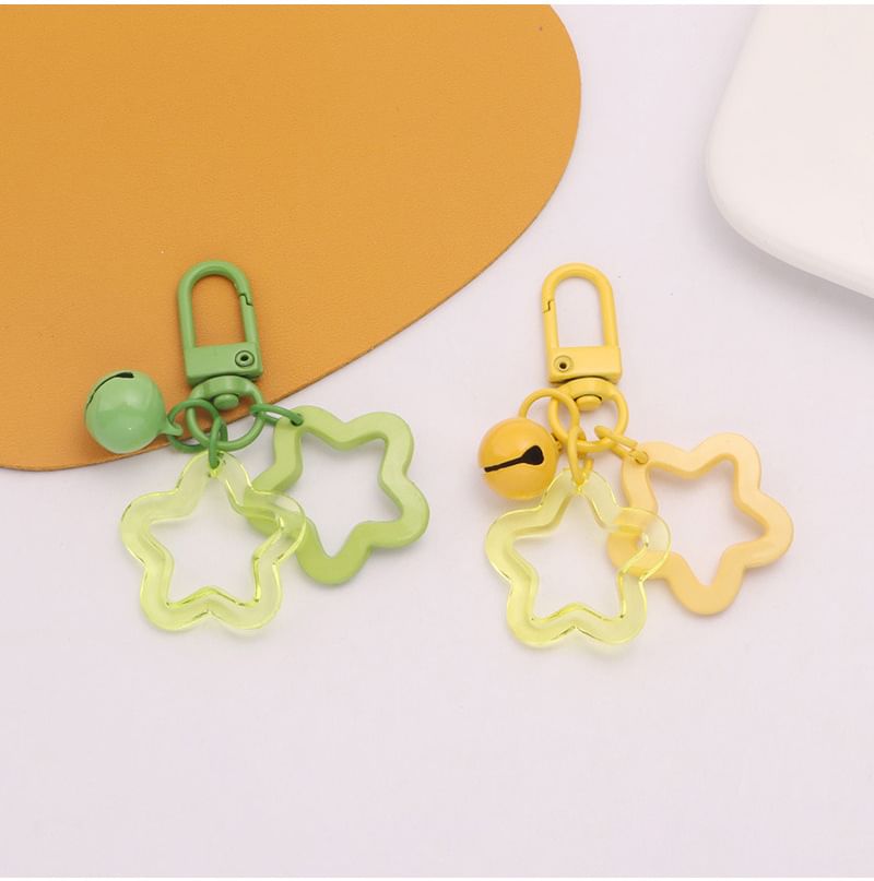 Star Bell Bag Charm Keyring SpreePicky