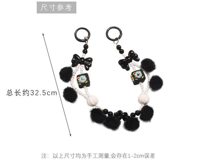 Bow Pom Pom Bag Charm SpreePicky