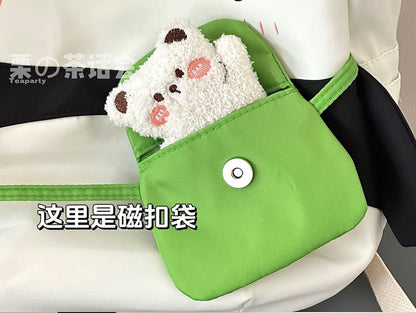 Panda Print Backpack SpreePicky