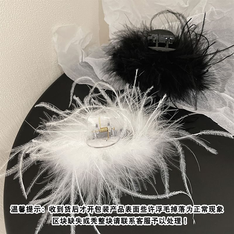 Plain Feather Hair Claw SpreePicky