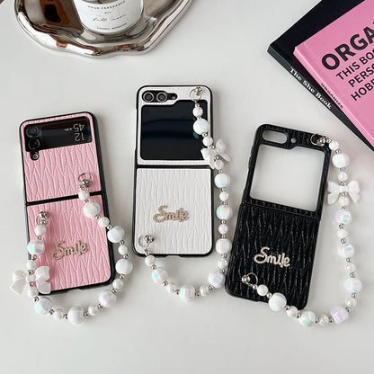 Lettering Strap Phone Case SpreePicky