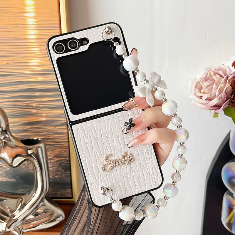 Lettering Strap Phone Case SpreePicky