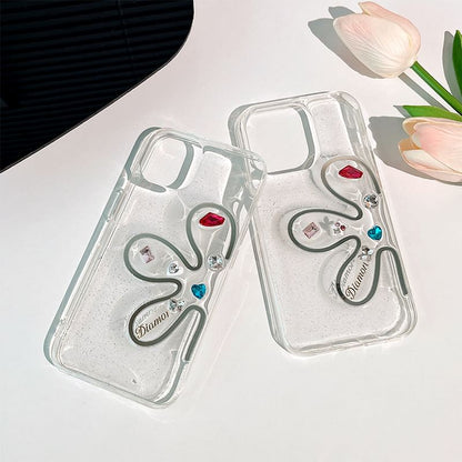 Floral Rhinestone Phone Case SpreePicky