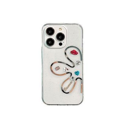 Floral Rhinestone Phone Case SpreePicky