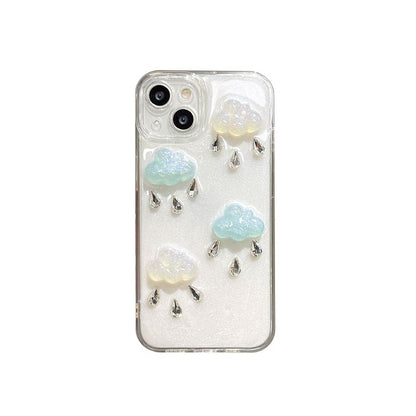 Starfish / Rain Cloud Phone Case - iPhone 15 Pro Max / 15 Pro / 15 Plus / 15 / 14 Pro Max / 14 Pro / 14 Plus / 14 / 13 Pro Max / 13 Pro / 13 / 13 mini / 12 Pro Max / 12 Pro / 12 / 12 mini / 11 Pro Max / 11 Pro / 11 / SE / XS Max / XS / XR / X SpreePicky