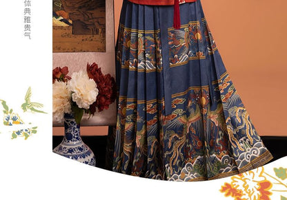 Patterned Hanfu Costume Set SpreePicky