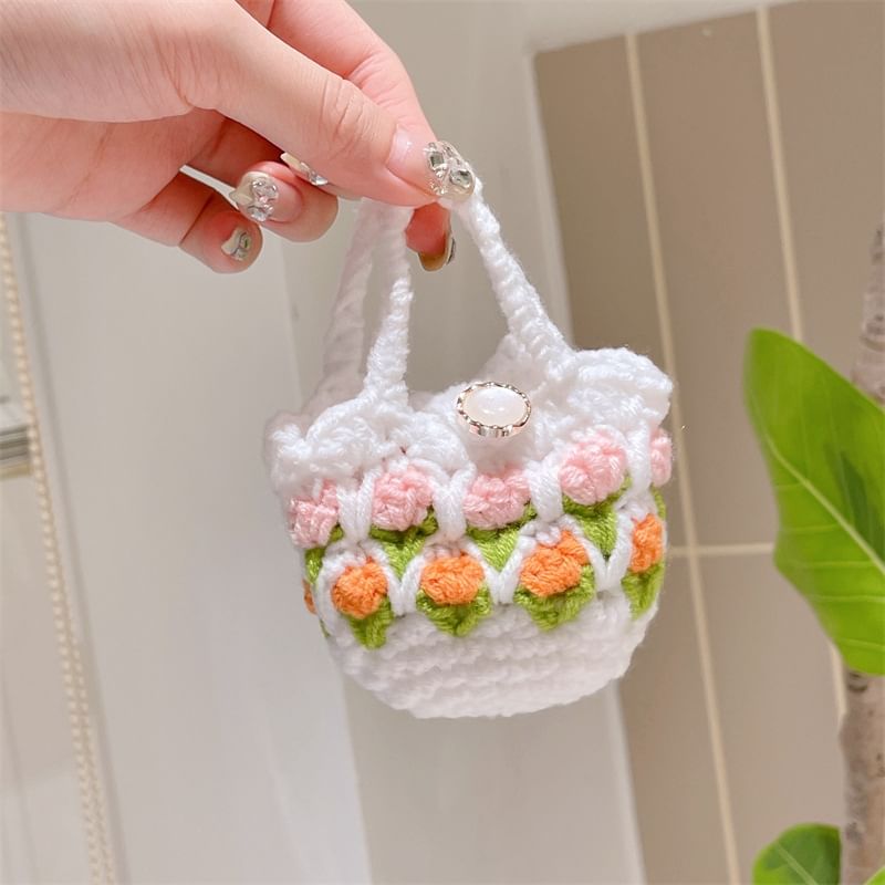 Floral Knit AirPods / Pro Earphone Case Skin SpreePicky