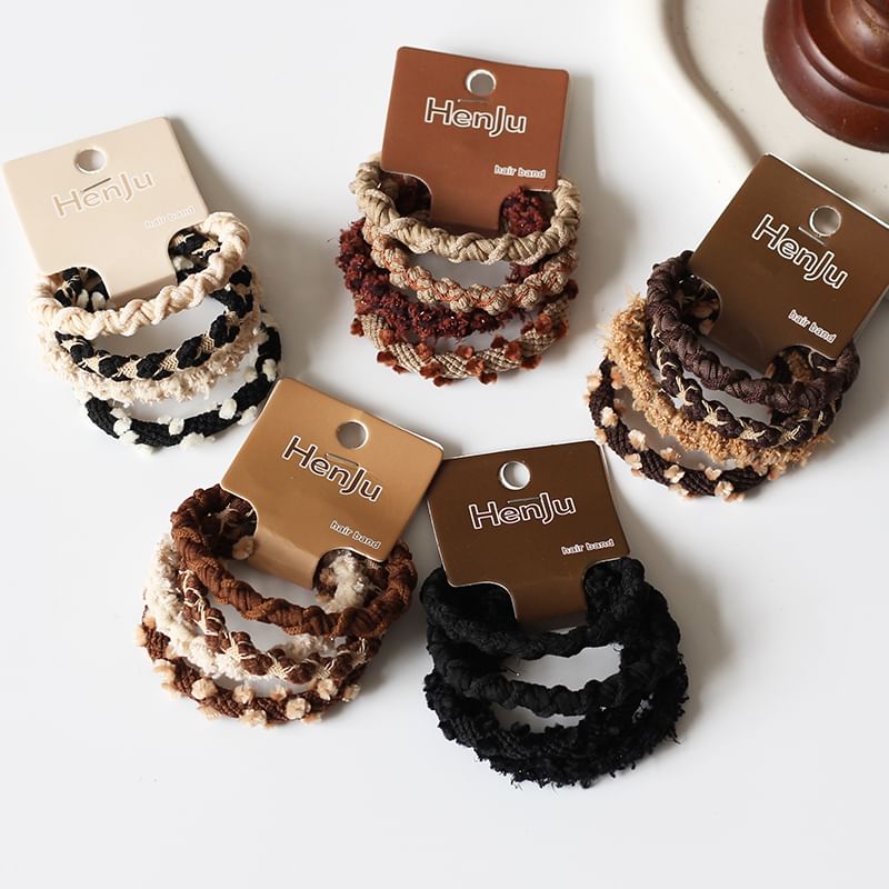 Set of 4: Hair Tie SpreePicky