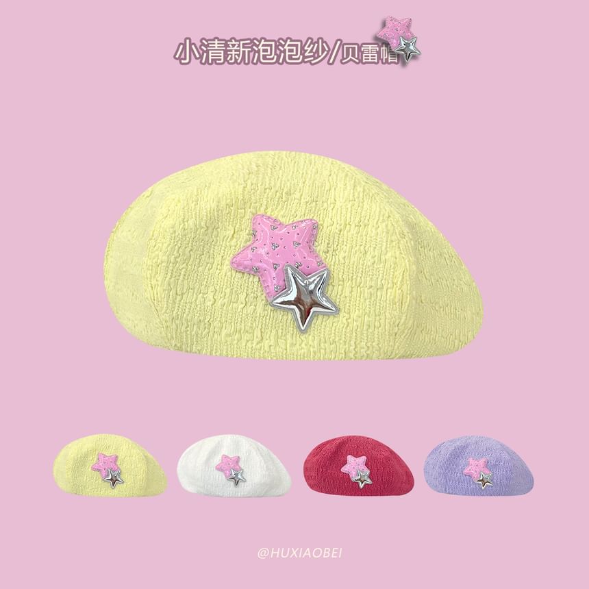 Star Accent Beret SpreePicky