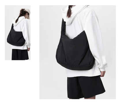 Plain Puffer Shoulder Bag mySite