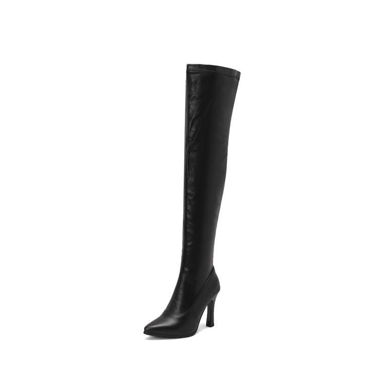 Pointed Toe High Heel Over The Knee Boots SpreePicky