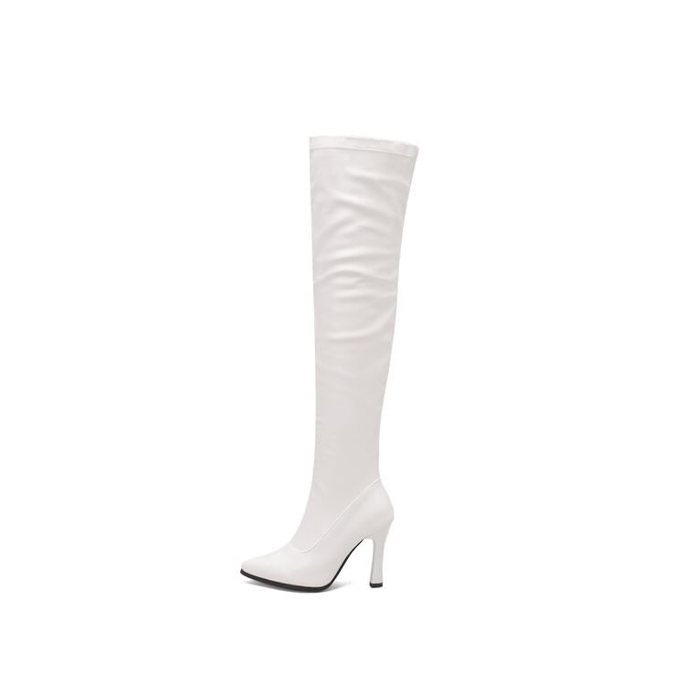 Pointed Toe High Heel Over The Knee Boots SpreePicky