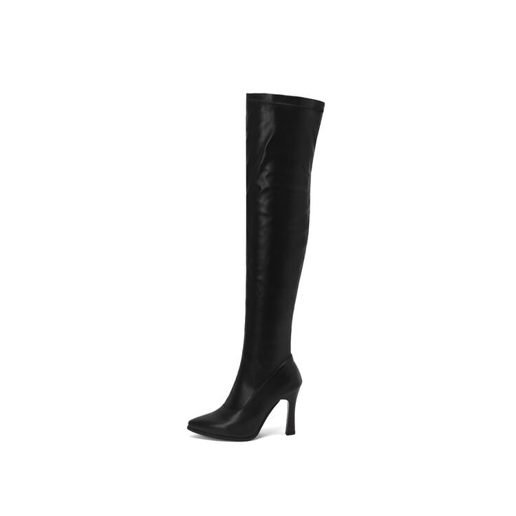 Pointed Toe High Heel Over The Knee Boots SpreePicky