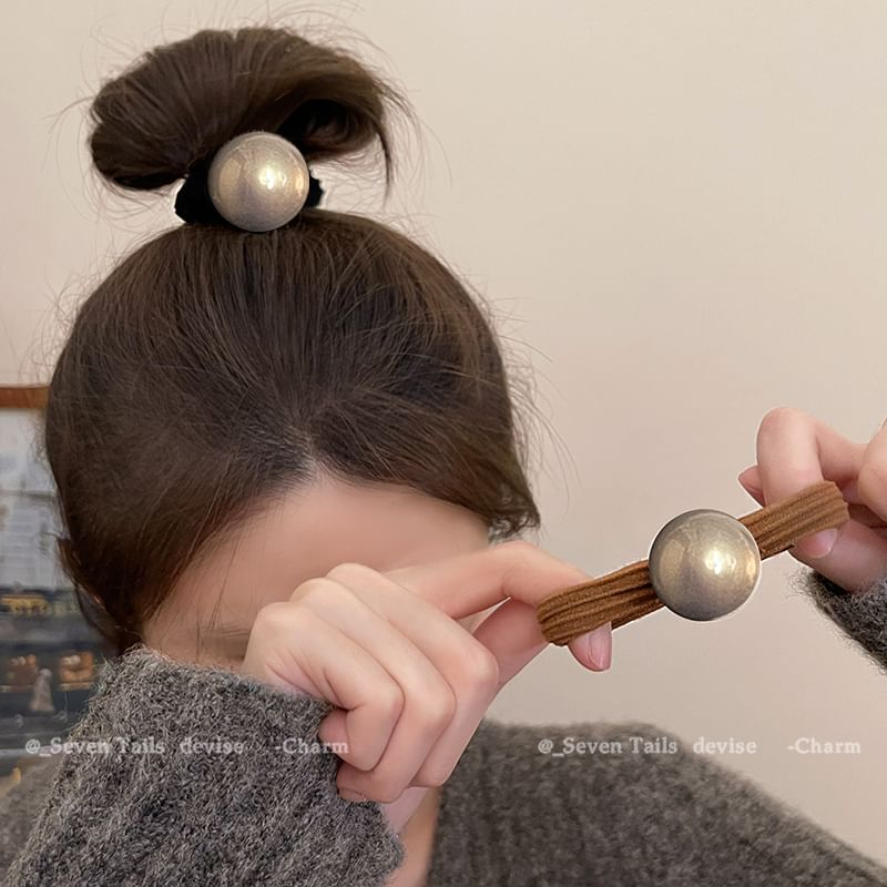 Faux Pearl Hair Tie / Set SpreePicky