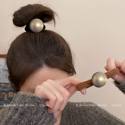 Faux Pearl Hair Tie / Set SpreePicky