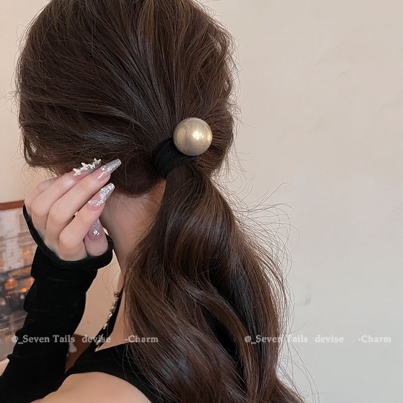 Faux Pearl Hair Tie / Set SpreePicky