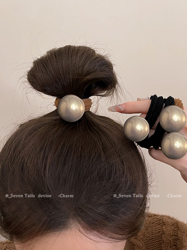 Faux Pearl Hair Tie / Set SpreePicky