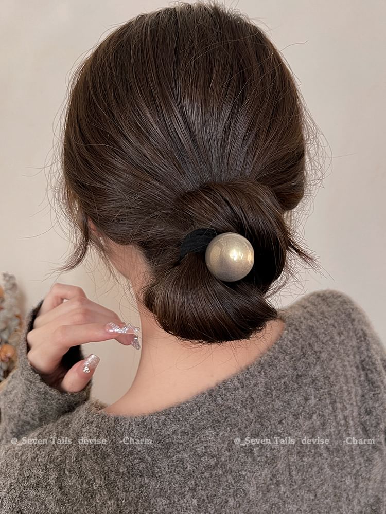 Faux Pearl Hair Tie / Set SpreePicky