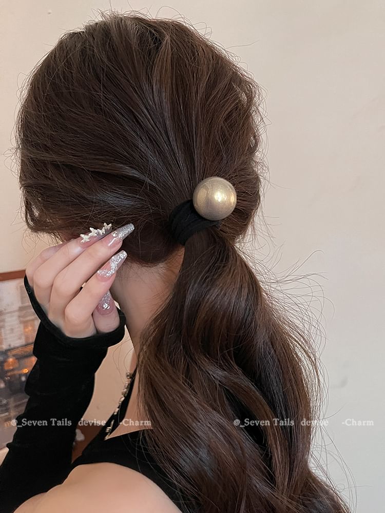 Faux Pearl Hair Tie / Set SpreePicky