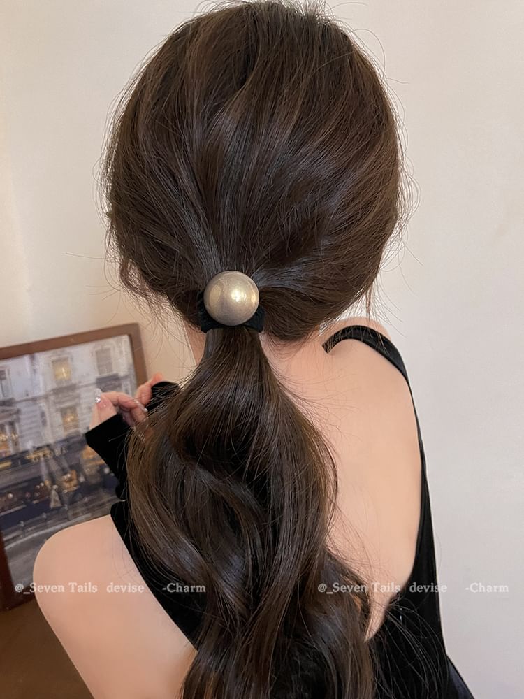 Faux Pearl Hair Tie / Set SpreePicky