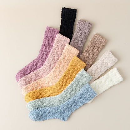 Plain Fleece Socks SpreePicky