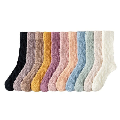 Plain Fleece Socks SpreePicky