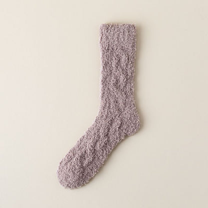 Plain Fleece Socks SpreePicky