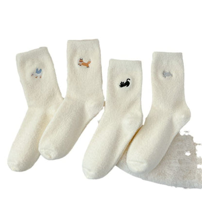 Cartoon Embroidered Socks SpreePicky