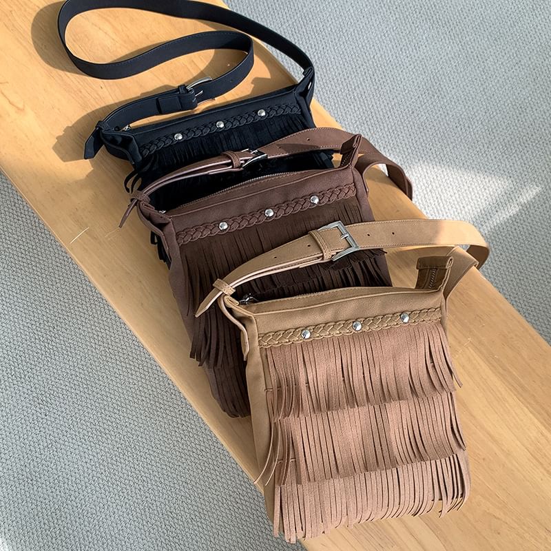 Fringed Crossbody Bag SpreePicky