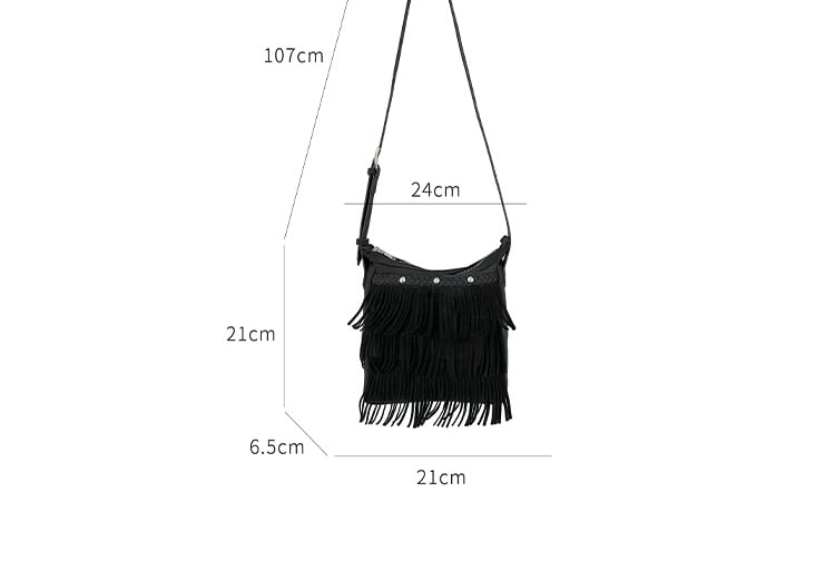 Fringed Crossbody Bag SpreePicky