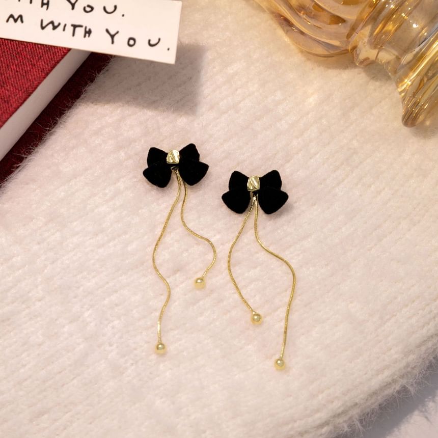 Bow Threader Earring SpreePicky