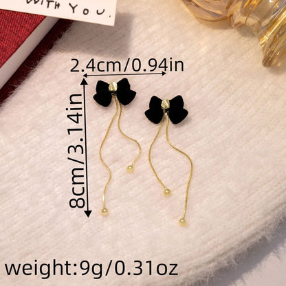 Bow Threader Earring SpreePicky