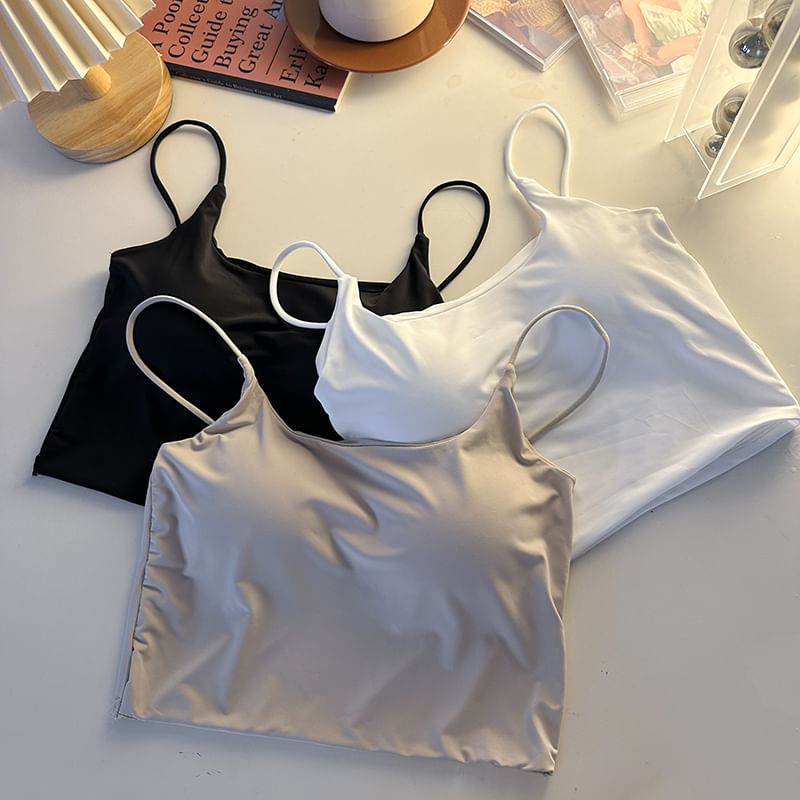 Plain Crop Bra Top SpreePicky