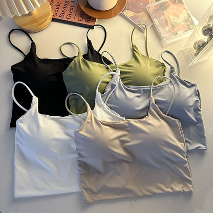 Plain Crop Bra Top SpreePicky