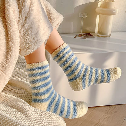 Striped Fleece Socks / Set SpreePicky