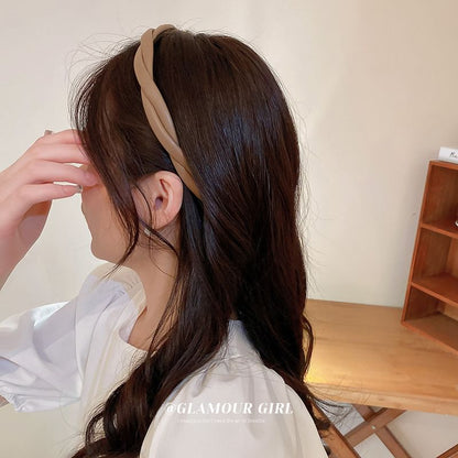 Helical Faux Leather Headband mySite