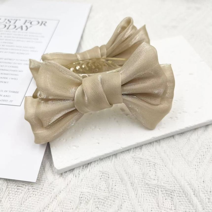 Bow Fabric Hair Clamp mySite