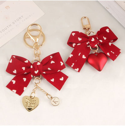 Heart / Ribbon Keyring (Various Designs) SpreePicky