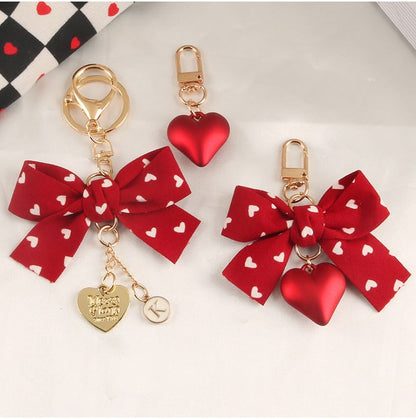 Heart / Ribbon Keyring (Various Designs) SpreePicky