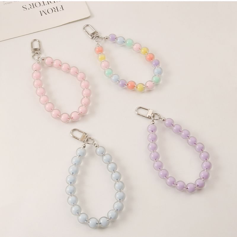 Bead Resin Strap Keyring SpreePicky