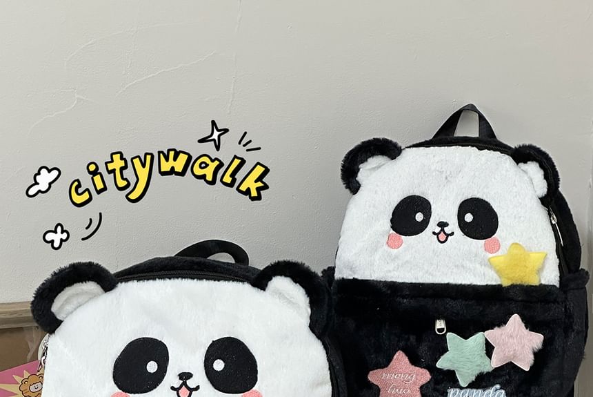 Cartoon Embroidered Multi-Pocket Backpack / Bag Cham / Coin Purse / Set SpreePicky