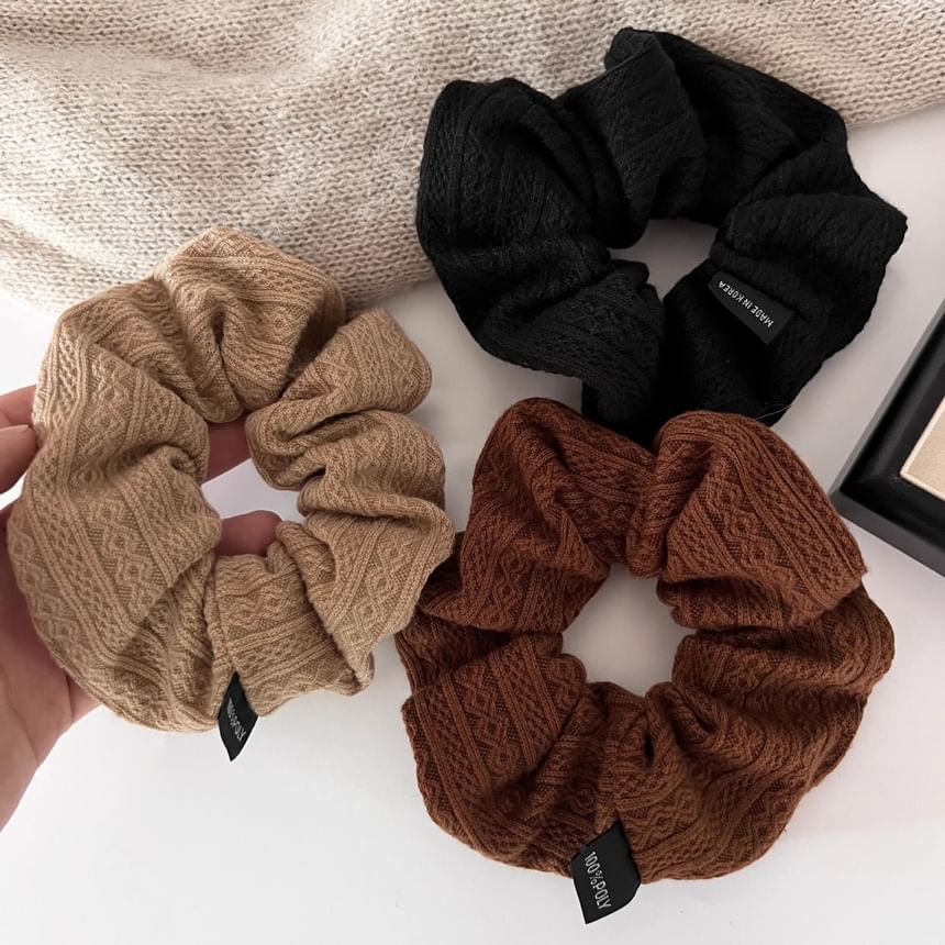 Knitted Fabric Scrunchie SpreePicky