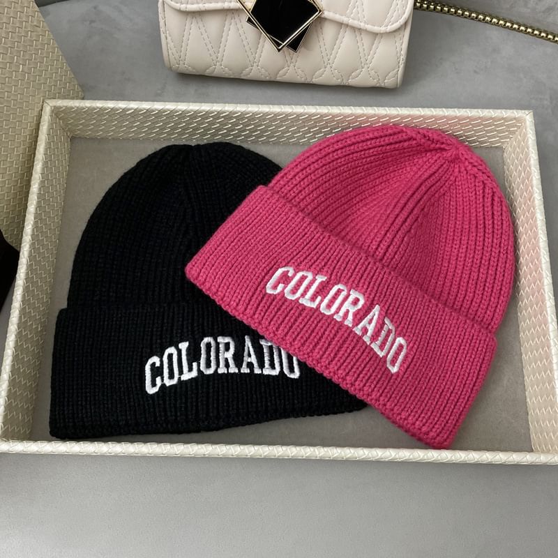 Lettering Beanie FashionChic