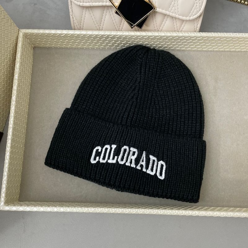 Lettering Beanie FashionChic