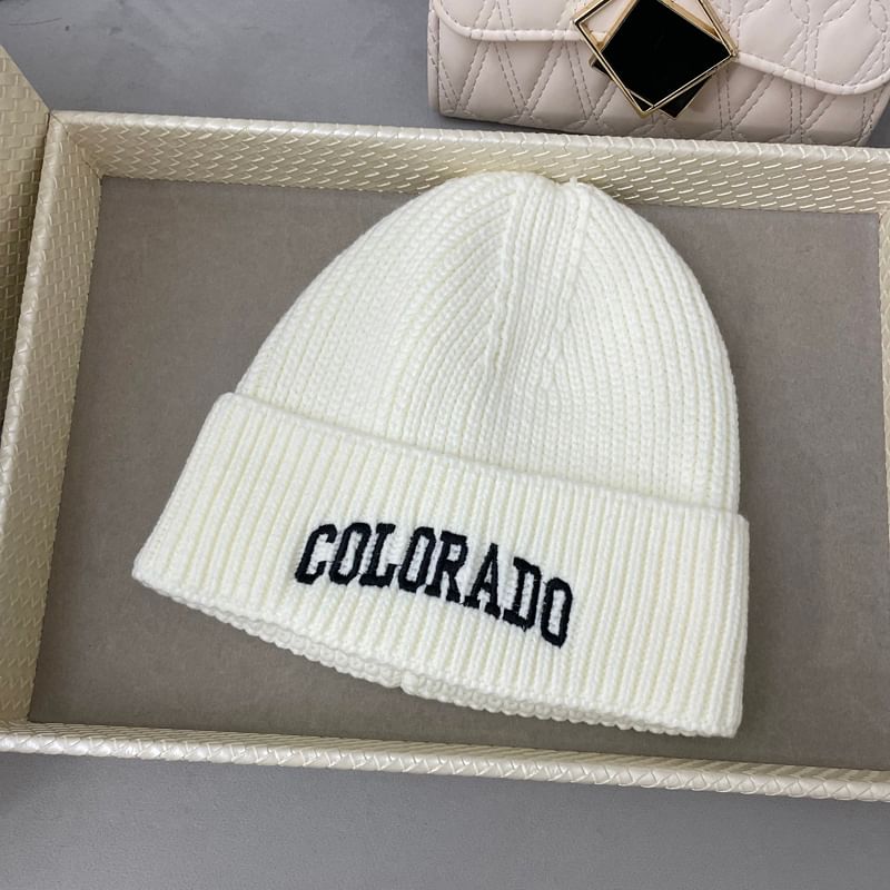 Lettering Beanie FashionChic