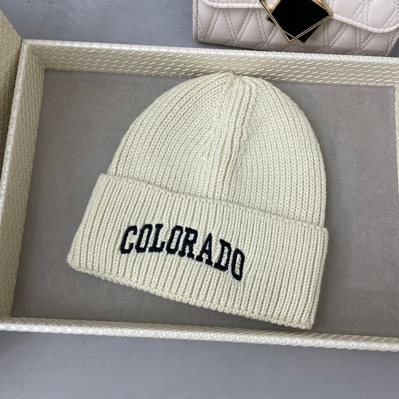 Lettering Beanie FashionChic