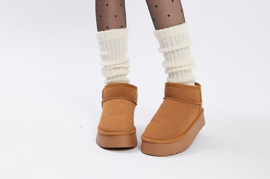 Ribbed Knit Leg Warmers / Set SpreePicky