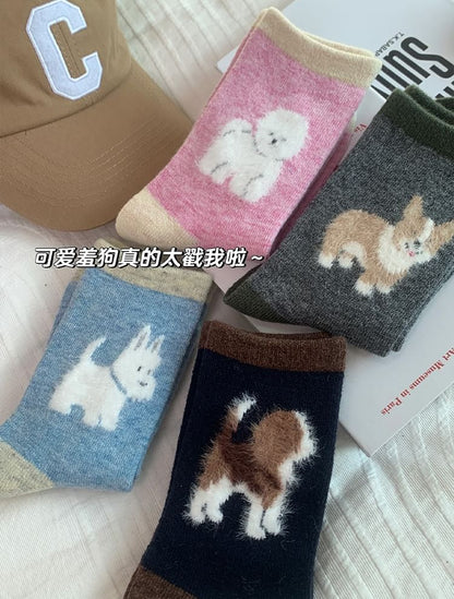 Dog Jacquard Socks / Set SpreePicky